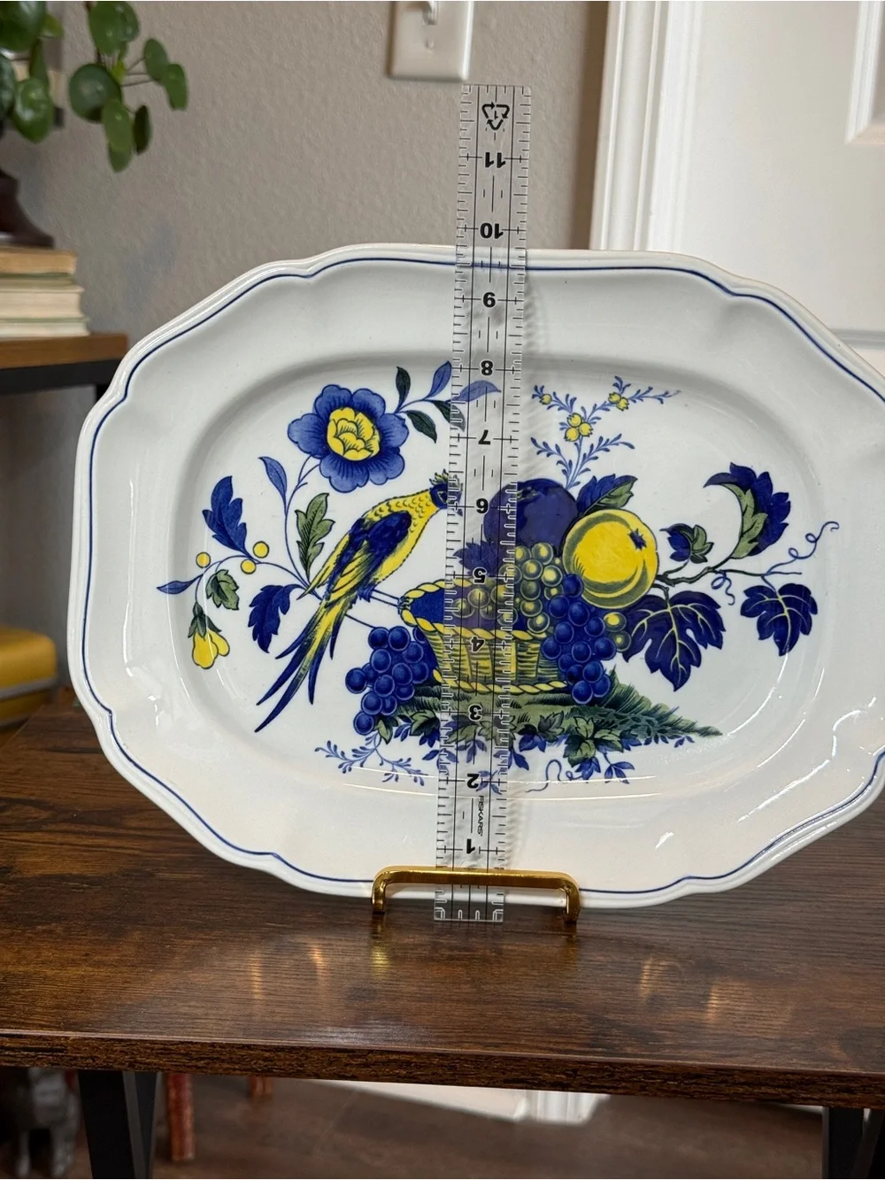 Vintage Spode Blue Bird Oval Platter